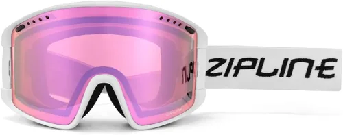 Miniatura 16 de Gafas de esquí Zipline KLIK - Lentes magnéticas sin niebla, policarbonato cilíndrico doble, ventilación ajustable, sistema de lente magnética