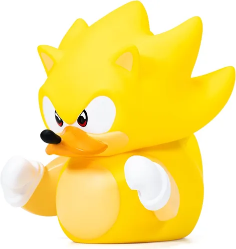 TUBBZ Sonic The Hedgehog Super Sonic - Figura de vinilo coleccionable de pato - Productos oficiales de Sonic The Hedgehog - Películas y juegos de TV