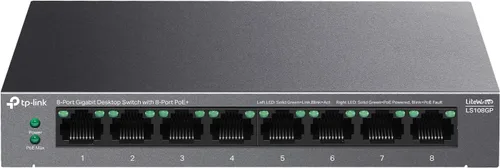 Miniatura 13 de TP-Link TL-SG105, conmutador Ethernet Gigabit no administrado de 5 puertos, concentrador de red, divisor Ethernet, Plug & Play, diseño de metal sin