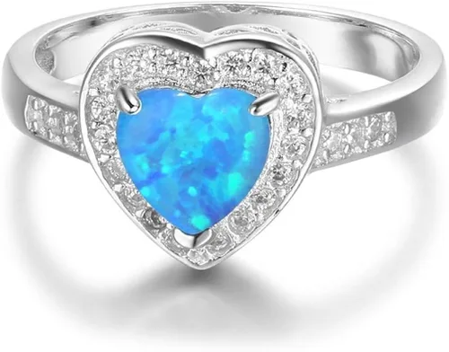 Miniatura 2 de Ai.Moichien Anillos de compromiso para mujer, chapados en plata, exquisitos y elegantes anillos de compromiso