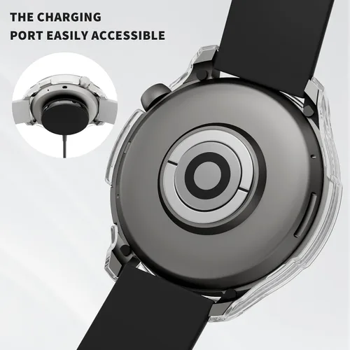 Miniatura 6 de Rc-Z Paquete de 2 fundas protectoras de pantalla para reloj inteligente Amazfit Balance, parachoques duro de policarbonato integrado, película