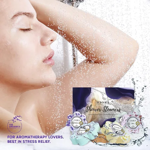 Miniatura 8 de Fiora Naturals - Juego de 6 bombas de ducha con aceites esenciales para aliviar el estrés, ducha de hidromasaje, bomba de baño para ducha, regalo