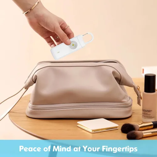Miniatura 6 de Alarma personal recargable para mujeres, regalos de cumpleaños de Navidad para mujeres, hijas, estudiantes universitarios, adolescentes, ancianos