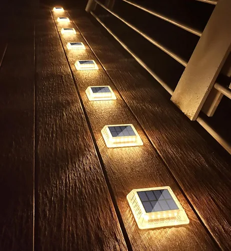 Miniatura 11 de Lacasa Luz Solar para Exteriores, Juego de 4 Piezas, 30LM, IP68 Resistente al Agua, Luz Solar de Jardín Automática de Encendido/Apagado para Paquete