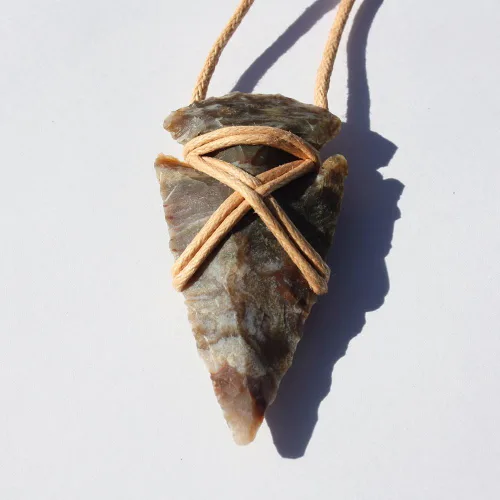 Miniatura 3 de Collar de punta de flecha - Collar individual - 1 cada uno, Ágata, Ágata