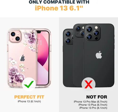 Miniatura 521 de Diaclara Funda diseñada para iPhone 16, mejorada [protección completa de la cámara], carcasa resistente de cuerpo completo con protector de pantalla
