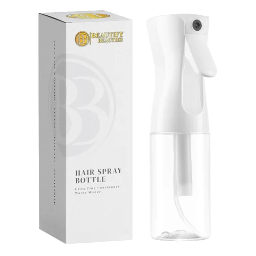Miniatura 9 de BeautifyBeauties Botella de spray para el cabello – Botella de spray continuo Mister para peinado, limpieza, plantas, mascotas, peluqueros, salones