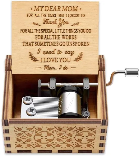 Miniatura 6 de Muzero Birthday Gift for Mom Dad, I Love You to the Moon and Back Music Box Gift for Daughter Son, Birthday Anniversary for Grandma Granddaughter