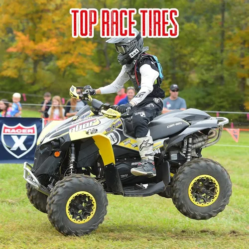 Miniatura 6 de OBOR Riple Neumáticos ATV 25x8R12, 6PR 25x8-12 Profesional GNCC Racing 25x8x12 Radial Mud All-Terrain Utility ATV UTV SXS (2 unidades)