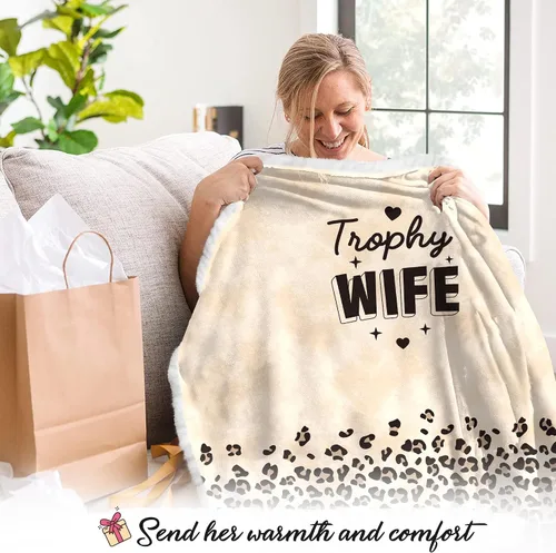 Miniatura 3 de Vprintes Gifts for Her - Sherpa Fleece Wearable Blanket Hoodie -Gifts for Wife from Husband