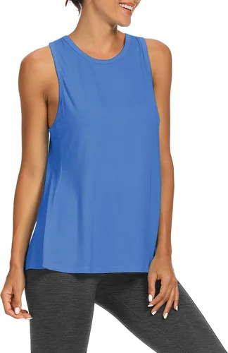 Miniatura 2 de Bestisun - Camiseta de tirantes para mujer con espalda abierta, para entrenar.