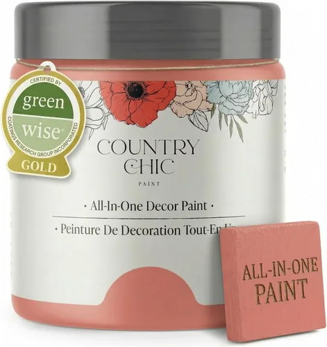 Miniatura 74 de Country Chic Pintura todo en uno estilo tiza para muebles, gabinetes, decoración del hogar, ecológica, acabado mate, imprimación incorporada y capa