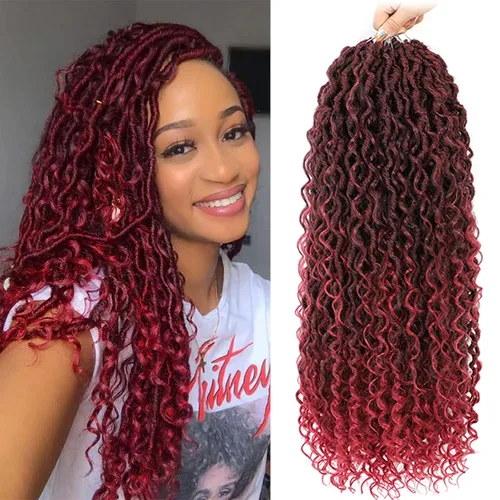 Miniatura 22 de Fulcrum Goddess Locs Cabello de Ganchillo de 10 Pulgadas, 8 Paquetes Nuevo Locs Sintéticos de Ganchillo para Mujeres Negras, Locs de Ganchillo