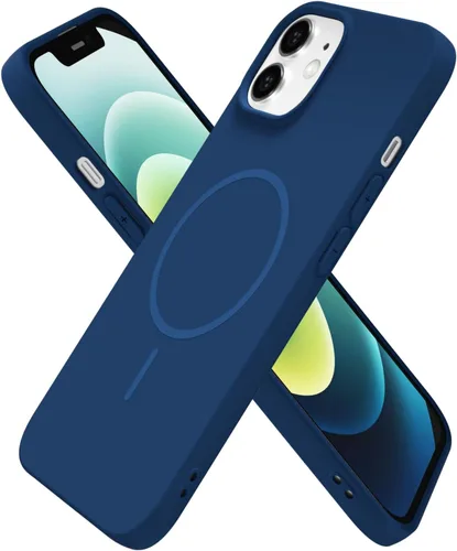 Miniatura 197 de oakxco Funda de silicona Mag Safe para iPhone 17 Pro Max, funda magnética delgada y fina compatible con carga inalámbrica MagSafe, bonita funda Negro