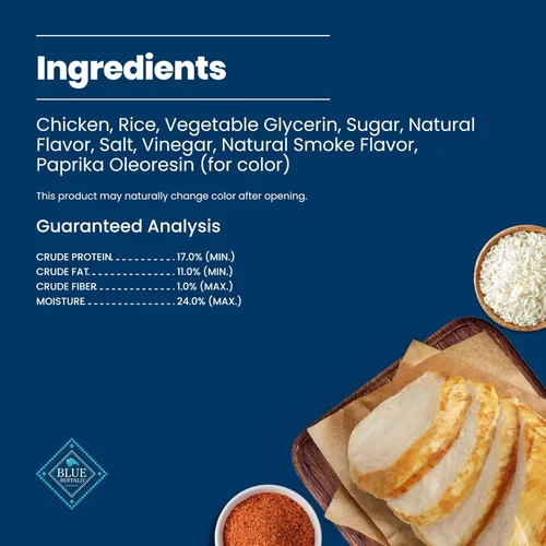 Miniatura 7 de Blue Buffalo Nudges Grillers - Golosinas naturales para perros, fabricadas en los Estados Unidos con pollo real, bolsa de 16 onzas