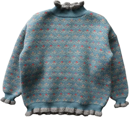 Camisetas para bebé niña, suéter con mangas de suéter, ropa de una niña larga con fondo largo para niñas de bebé simple