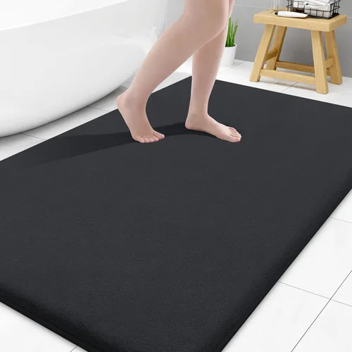Miniatura 25 de Smiry Tapetes de Baño de Espuma Viscoelástica 36 x 24 pulgadas, Tapetes de Baño Extra Suaves y Absorbentes, Alfombra Antideslizante Lavable