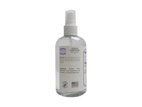 Miniatura 4 de OAK & SAGE Acondicionador homeopático sin enjuague con lavanda, sin perfume, 8 onzas, 100% hierbas, sin enjuague, sin alcohol, sin productos