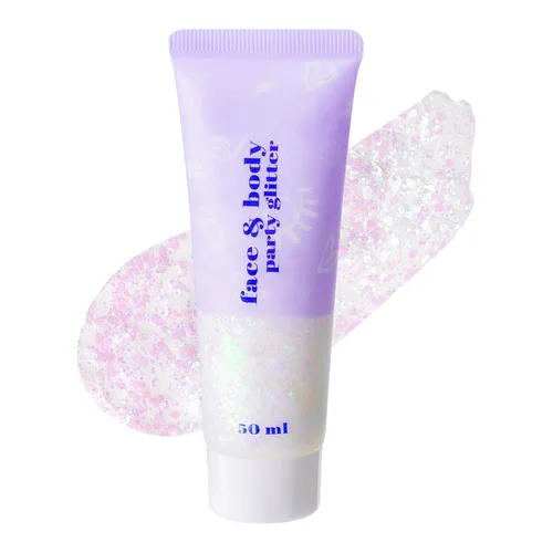 Miniatura 25 de DAGEDA Gel de purpurina corporal, lentejuelas de gel corporal con purpurina para la cara, sombra de ojos líquida, purpurina gruesa para cara, Sirena