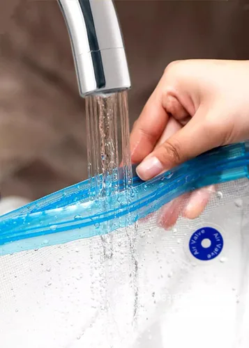 Miniatura 7 de Sous Vide - Bolsas reutilizables sin BPA con sellado al vacío para almacenamiento de alimentos, congelación, bolsa de almacenamiento al vacío