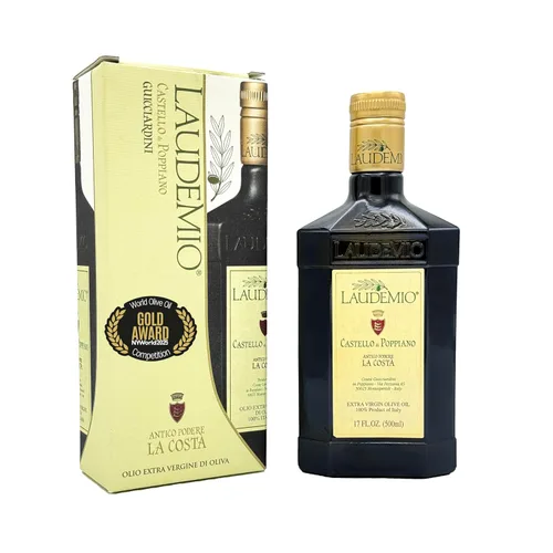 Laudemio Poppiano Guicciardini – Aceite de oliva extra virgen de la Toscana, más de 700 mg/kg de polifenoles altos, medalla de oro NYIOOC 2025,