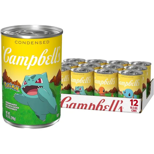 Miniatura 15 de Sopa condensada Campbell’s para niños, pasta Paw Patrol de formas impresionantes con pollo en caldo de pollo, lata de 10.5 onzas (paquete de 12)