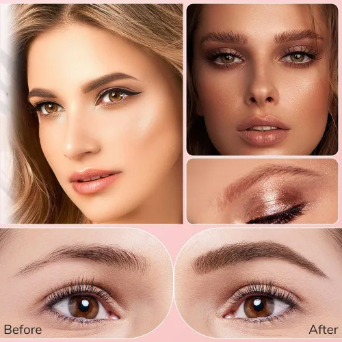 Miniatura 8 de Lápiz de cejas Microblading, 2026 nuevo bolígrafo de cejas 3D impermeable de 4 puntas Microblading, relleno de huecos naturales, maquillaje de cejas