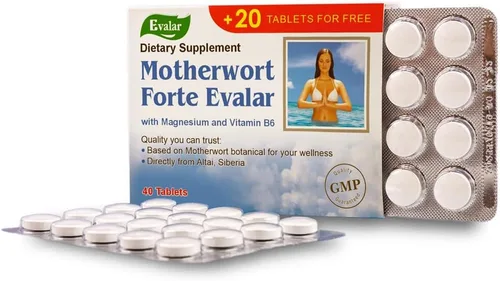 Miniatura 3 de Motherwort Forte de Evalar Siberian Herbs 40 pestañas