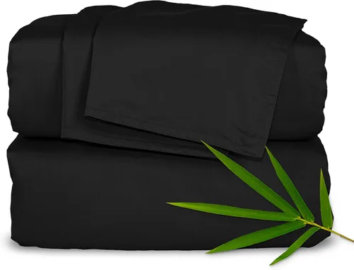 Miniatura 17 de Pure Bamboo Sábanas California King, Juego de Sábanas de Cama de Viscosa 100% Orgánica Genuina Derivada de Bambú, Suave y Refrescante, Doble Abedul