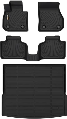 Miniatura 60 de Alfombrillas y forro de carga para Jeep Grand Cherokee L 2021-2025 (solo para 6 plazas sin consola central), alfombrillas de automóvil TPE para todo