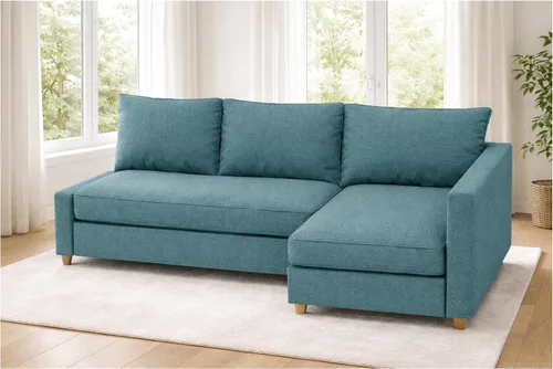 Miniatura 11 de Friheten - Funda de repuesto de poliéster de larga duración, compatible con sofá cama Friheten de IKEA o funda seccional de esquina. Solo funda