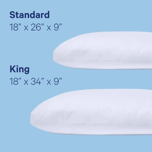 Miniatura 5 de Casper - Almohada original para dormir, tamaño King, color blanco, paquete de dos