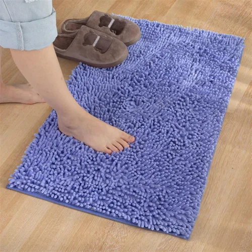 Miniatura 13 de Reyox Tapete de baño de felpilla gruesa, suave, duradero, absorbente de agua, de secado rápido, antideslizante, para cocina, baño, dormitorio, Café