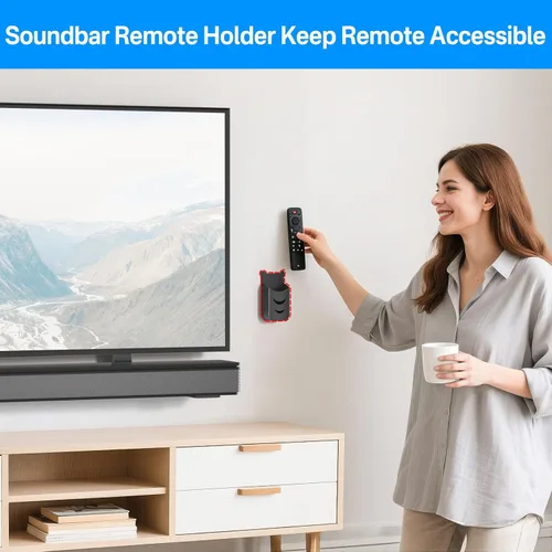 Miniatura 8 de Soportes para barra de sonido de alta resistencia para Samsung/LG/Sony/Vizio Soporte para barra de sonido debajo o encima de televisores Soporte