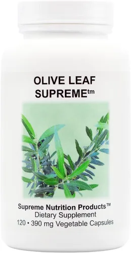 Supreme Nutrition Olive Leaf Supreme, 120 cápsulas vegetarianas de hoja de olivo pura