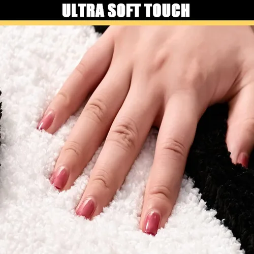 Miniatura 3 de Alfombras de baño pequeñas ultra suaves, absorbentes de agua, antideslizantes, con bonitos corazones, de lujo, lavables, para cocina, puerta