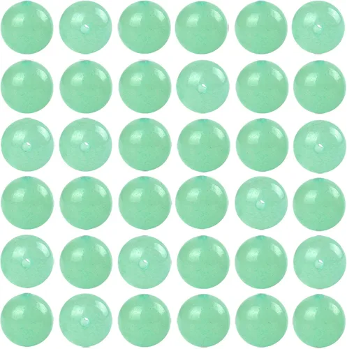 Miniatura 37 de Cuentas de piedra natural, 100 cuentas redondas de obsidiana negra de 0.315 pulgadas (0.315 in), cuentas sueltas de piedra auténtica