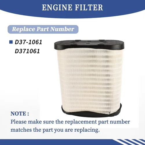 Miniatura 3 de Filtro de Motor D37-1061 Compatible con Kenworth T680 2023, Peterbilt 579 2023, Reemplaza D371061