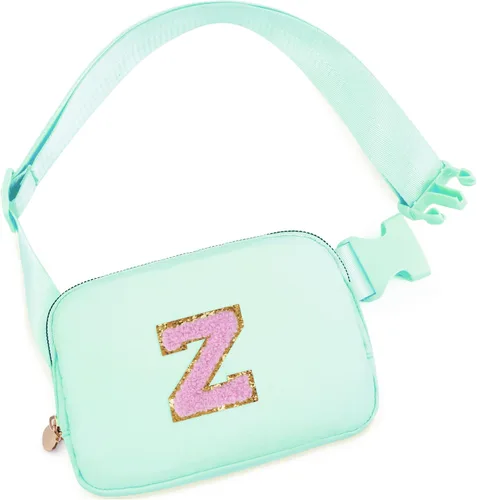 Miniatura 123 de Bolsa de cinturón para niñas y mujeres, bolsas cruzadas, riñonera, riñonera personalizada, Negro, Small
