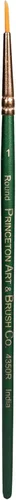 Miniatura 25 de Princeton Artist Brush Co. Lauren Series 4350 - Ventilador de mango corto tamaño 4 - Pincel sintético dorado individual para acuarela y pintura