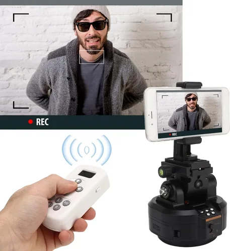 Miniatura 4 de Cabezal de trípode, cámara panorámica de 360° con tornillo de 1/4 pulgadas, orificio de tornillo de 1/4 pulgadas, para teléfonos móviles, micro