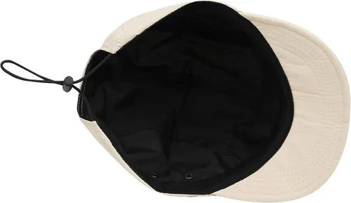 Miniatura 14 de Clakllie Sombrero de ala plana de 5 paneles sin estructura, gorra de ala corta de secado rápido, gorra de béisbol de nailon transpirable