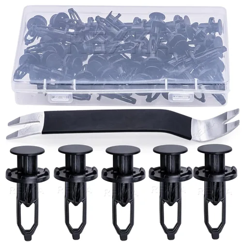 Miniatura 11 de Rexka 10 clips de retención de rejilla para parachoques de parachoques compatibles con Toyota Lexus 52161-16010 52161-02020