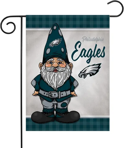 Miniatura 10 de Rico Industries NFL Gnomo - Bandera de jardín de doble cara de 13 x 18 pulgadas