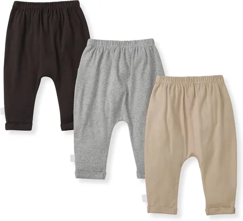 Miniatura 2 de Burt's Bees Baby Pantalones deportivos de punto unisex, paquete de 3 pantalones deportivos para bebé, 100% algodón orgánico
