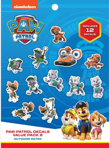 Miniatura 19 de Paw Patrol - Juego de 12 calcomanías de Paw Patrol para niños y adultos, calcomanías de vinilo para laptop, vaso, botella de agua, vehículos