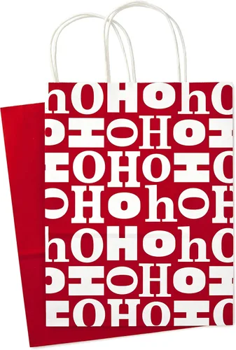 Miniatura 4 de Hallmark Surtido de bolsas de regalo grandes de 13 pulgadas, iconos navideños