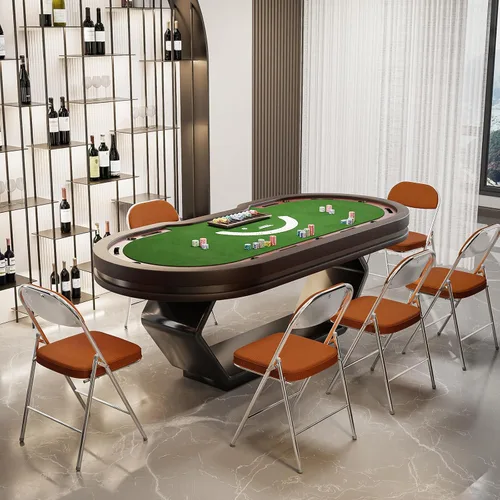 Miniatura 2 de VINGLI Paquete de 6 sillas plegables con asiento y respaldo acolchados, marco de metal, tela de pana duradera, capacidad de 350 libras, juego de 6