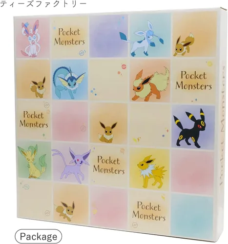 Miniatura 4 de T'S Factory 2926223 Pocket Monster Eevee Friends - Reloj de pared, color beige, analógico, silencioso, de segunda mano