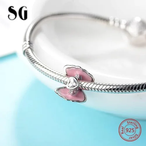 Miniatura 3 de Abalorio de plata de ley 925 para pulseras y collares Pandora y más bricolaje
